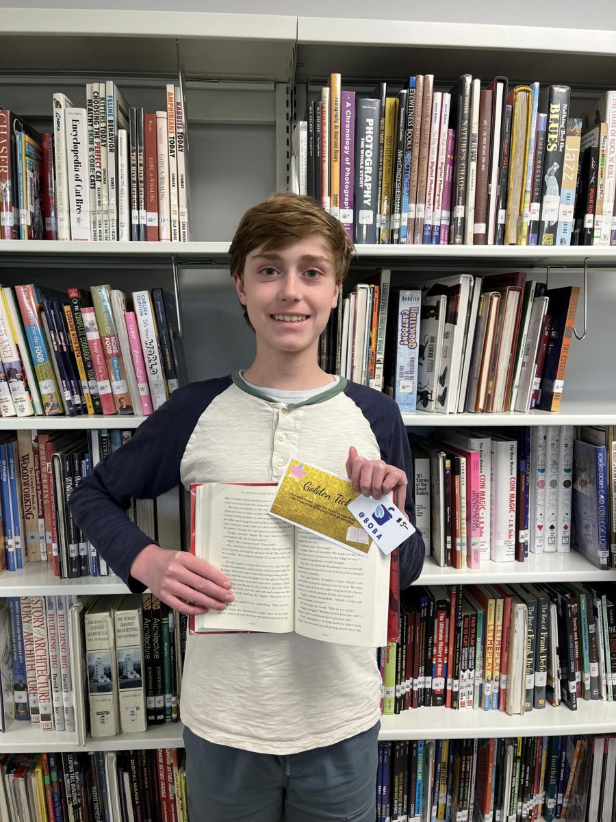 NSMS Library Golden Ticket Winner